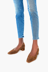 Cacao Suede Nerine Heels